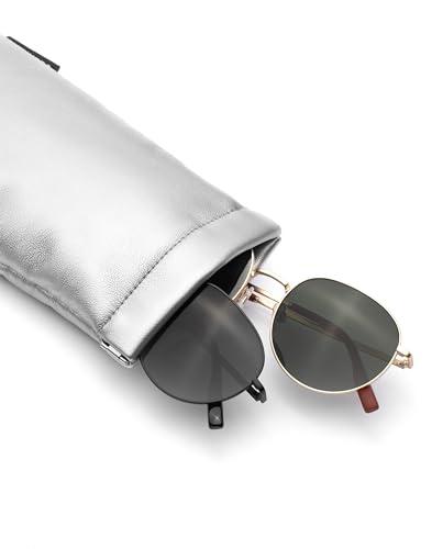 HAWKERS Etui na okulary - pomieści 2 okulary - etui na okulary podróżne - magnetyczne zamknięcie