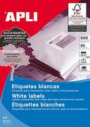 Etykiety do drukarek - APLI 10564 - Stałe białe etykiety 105,0 x 57,0 mm 500 ark - miniaturka - grafika 1