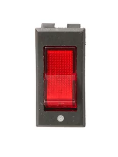 Tracon Electric Wyłącznik kołyskowy włącz-wyłącz czerwony TES-11 TES-11 - Wyłączniki światła i elektryczne - miniaturka - grafika 1