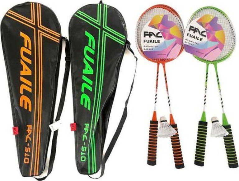 Gazelo Badminton 2 rakietki + 1 lotka Z9872 mix cena za 1 szt
