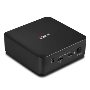 Lindy 42321 przełącznik KVM Szary - Przełączniki KVM - miniaturka - grafika 1