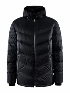 Craft ADV EXPLORE DOWN Jacket męska kurtka puchowa XL, czarna, regulowany kaptur i wysoki kołnierz, wodoodporna kurtka zimowa, wiatroszczelna parka puchowa, męska, zimowa - Kurtki męskie - miniaturka - grafika 1
