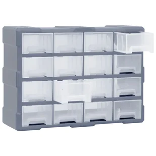 Organizer z 16 średnimi szufladkami, 52x16x37 cm Lumarko! - Regały - miniaturka - grafika 5