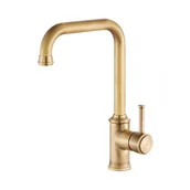 Baterie umywalkowe - Bateria kuchenna w stylu vintage, bateria umywalkowa obrotowa 360°, jednouchwytowa do łazienki - bateria kuchenna - miniaturka - grafika 1