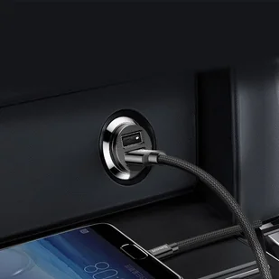 Baseus Grain Car Charger mini ładowarka samochodowa 2x USB 3.1A biały (CCALL-ML02) - Ładowarki samochodowe - miniaturka - grafika 6