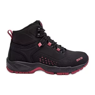 Buty Trekkingowe Trapery Memory Foam System Czarne Big Star MM274562 - Buty trekkingowe damskie - miniaturka - grafika 1