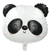 Balony i akcesoria - BALON FOLIOWY 22" PANDA GŁOWA PANDY na hel - miniaturka - grafika 1