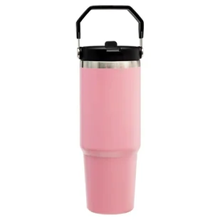 Kubek Termiczny, TIME FOR PICNIC, Różowy, 800 ml - Kubki termiczne - miniaturka - grafika 1