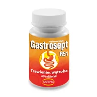 Suplementy naturalne - ASEPTA Gastrosept R51 60 tabletek - miniaturka - grafika 1