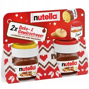 Dekoracja i pojemniki na przyprawy Nutella 2x30g z Niemiec - Słodkie kremy i masła - miniaturka - grafika 1