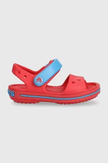 Buty dla dziewczynek - Crocs sandały Crocband 12856 kolor czerwony - grafika 1