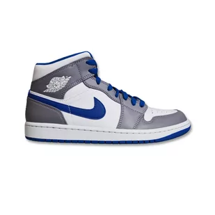 Męskie buty Air Jordan 1 MID sneakersy True Blue - DQ8426-014-44 - Moda i Uroda OUTLET - miniaturka - grafika 1