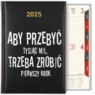 Notesy i bloczki - KALENDARZ KSIĄŻKOWY PLANER TERMINARZ 2025 Motywujące Cytaty MIX WZORÓW - miniaturka - grafika 1