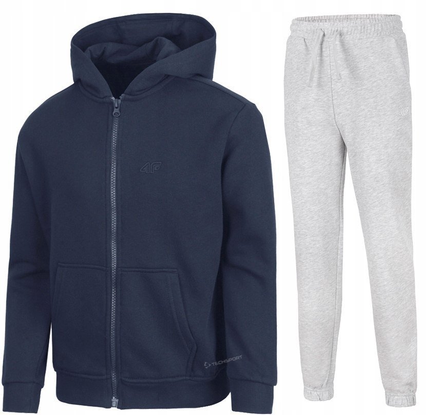 4F OCIEPLANY DZIEWCZÄCY DRES KOMPLET BLUZA SPODNIE / rozm 164