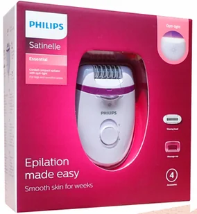 Depilator Golarka do Nóg Przewodowy Satinelle Philips BRE275/30 2 Prędkości - Depilatory i golarki damskie - miniaturka - grafika 1