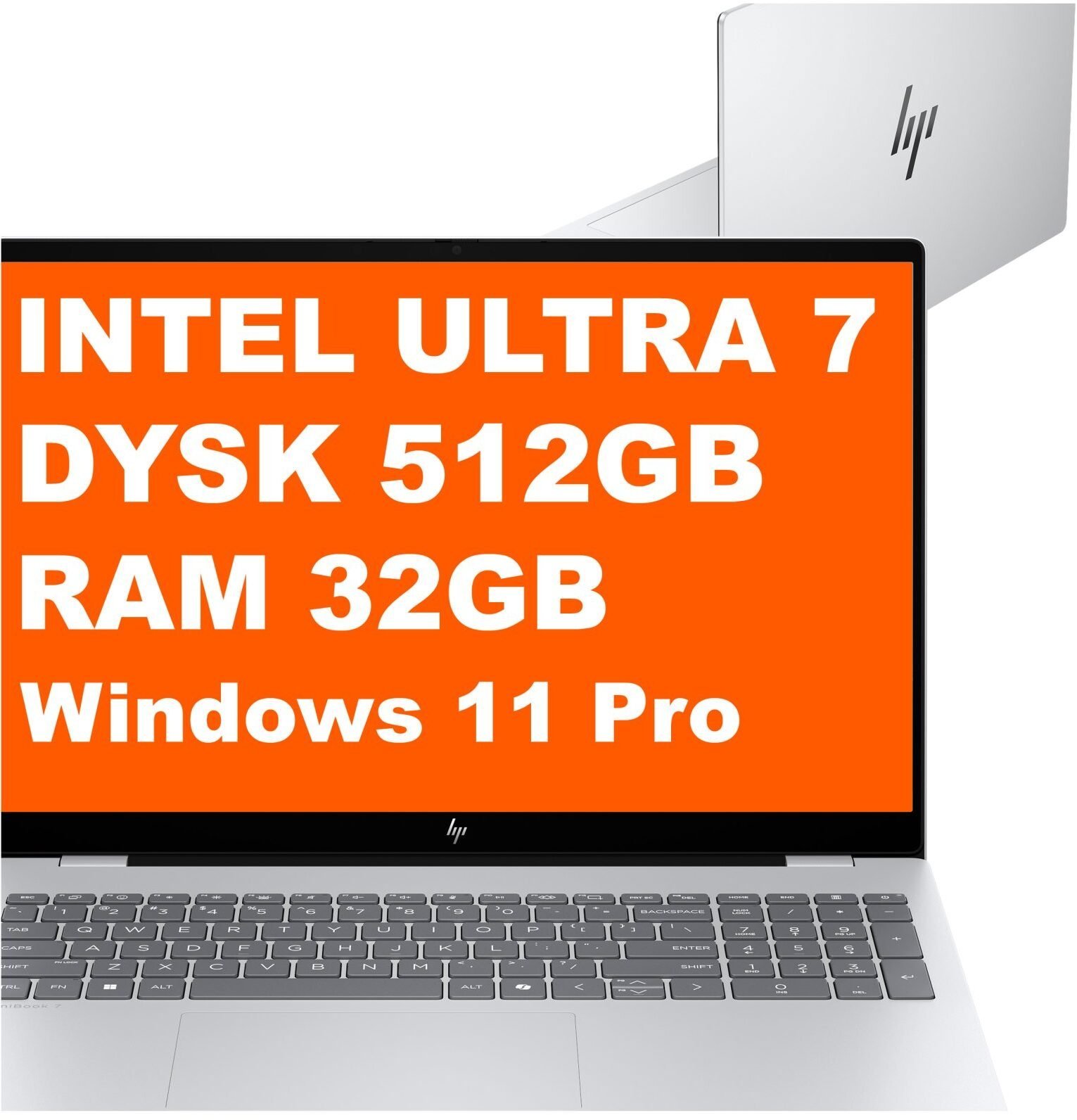 HP OmniBook 7 AI 16-ay0001na / BG3Y2EA / Intel Ultra 7 / 32GB / SSD 512GB / Intel ARC / 2K / Dotyk / Win 11 BG3Y2EA_32GB_500SSD_W11