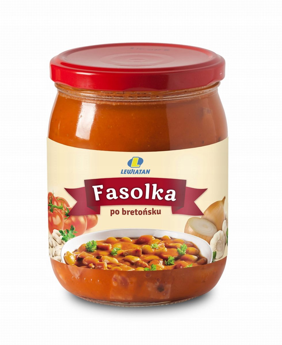 LEWIATAN FASOLKA PO BRETOŃSKU 500G