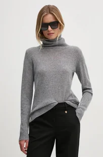 Joop! sweter kaszmirowy kolor szary lekki z golfem 30043675 - Swetry damskie - miniaturka - grafika 1