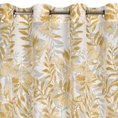 Zasłony - Zasłona 140 x 250 Dekoracyjna Hariet Krem+Musz - miniaturka - grafika 1