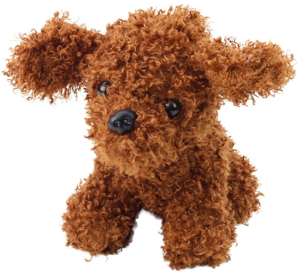 Pluszowa Maskotka Przytulanka Piesek Pudel Miniaturowy Brązowy 20cm