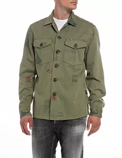 Replay Kurtka męska, 010 KHAKI MULTICOLOUR, XL - Kurtki męskie - miniaturka - grafika 1