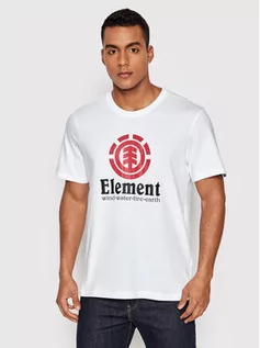 Koszulki i topy damskie - Element T-Shirt Vertical Z1SSI4 Biały Regular Fit - grafika 1