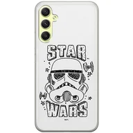 Etui i futerały do telefonów - ERT GROUP etui na telefon Samsung A34 5G, case oryginalny i oficjalnie licencjonowany przez Star Wars, wzór Stormtrooper 013, optymalnie dopasowane, plecki z TPU - miniaturka - grafika 1