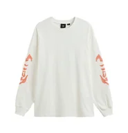 Koszulki męskie - T-shirt Męski z długim rękawem VANS Raw Instinct LS Marshmallow VN000R96FS81 M - miniaturka - grafika 1