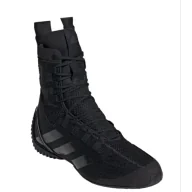 Kimona, stroje i obuwie - Adidas Buty Bokserskie Speedex 23 Black/Black - miniaturka - grafika 1