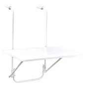 Stoły ogrodowe - Stolik balkonowy PATIO 462100 Biały - miniaturka - grafika 1