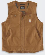 Kamizelki męskie - Bezrękawnik Carhartt Montana Duck Brown - miniaturka - grafika 1