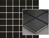 Płytki ceramiczne - Paradyż ALBIR NERO (MATOWA) MOZAIKA 29,8x29,8 (4,8X4,8) ALBIR NERO (MATOWA) MOZAIKA 29,8x29,8 (4,8X4,8) - miniaturka - grafika 1