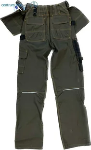 SPODNIE DLA RZEMIEŚLNIKÓW MASCOT  ALMADA; CIEMNA OLIWKA - Odzież robocza - miniaturka - grafika 1