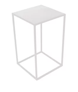 Kwietnik  loft 40cm biały met 363 - Kwietniki - miniaturka - grafika 1