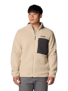 Columbia Kurtka polarowa "Mountainside" w kolorze beżowo-szarym - Odzież trekkingowa męska - miniaturka - grafika 1