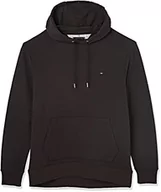 Bluzy męskie - Tommy Hilfiger Męska bluza z kapturem Bt-1985 - B, czarna, 3XL, Czarny - miniaturka - grafika 1