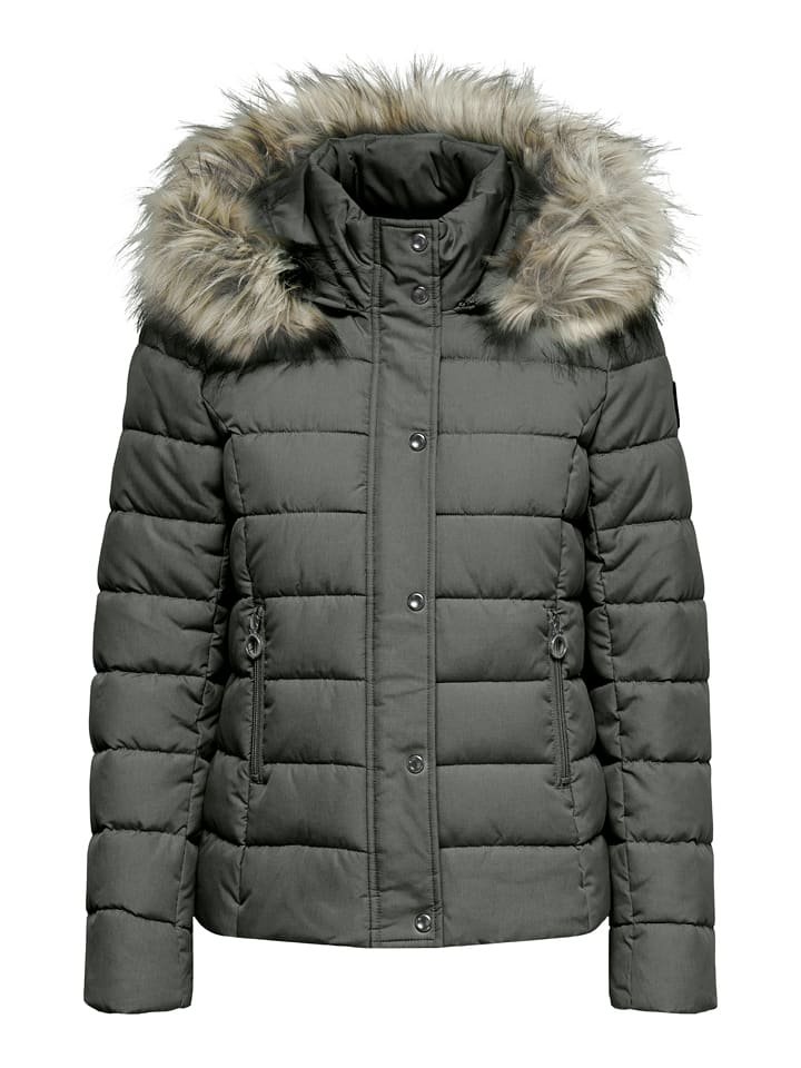 ONLY Kurtka zimowa w kolorze szarym