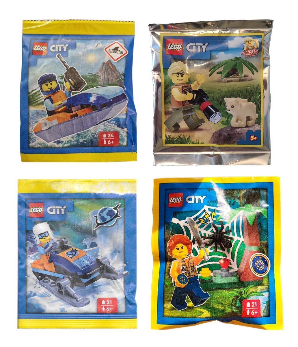 Klocki LEGO City - Zestaw 4 Polybag - CT54