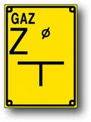 Akcesoria BHP - Todg-1 Z Tabliczka Orientacyjna Zawieradła Gazocią - miniaturka - grafika 1