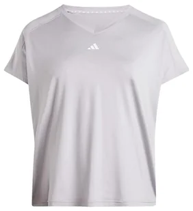 adidas Damska koszulka AEROREADY Train Essentials Minimal Branding z dekoltem w serek (rozmiar plus), XXL (rozmiar plus) - Koszulki i topy damskie - miniaturka - grafika 1