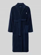 Szlafroki męskie - Szlafrok o kroju regular fit z wyhaftowanym logo - miniaturka - grafika 1