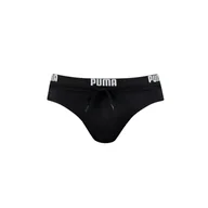 Kąpielówki męskie - Kąpielówki męskie puma swim men logo czarne 90765504 - s - miniaturka - grafika 1