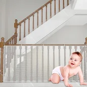 Zabezpieczenia dla dzieci - SIATKA OCHRONNA NA SCHODY DLA DZIECI x2 SIATKA CHRONIĄCA DZIECKI 79CM - miniaturka - grafika 1