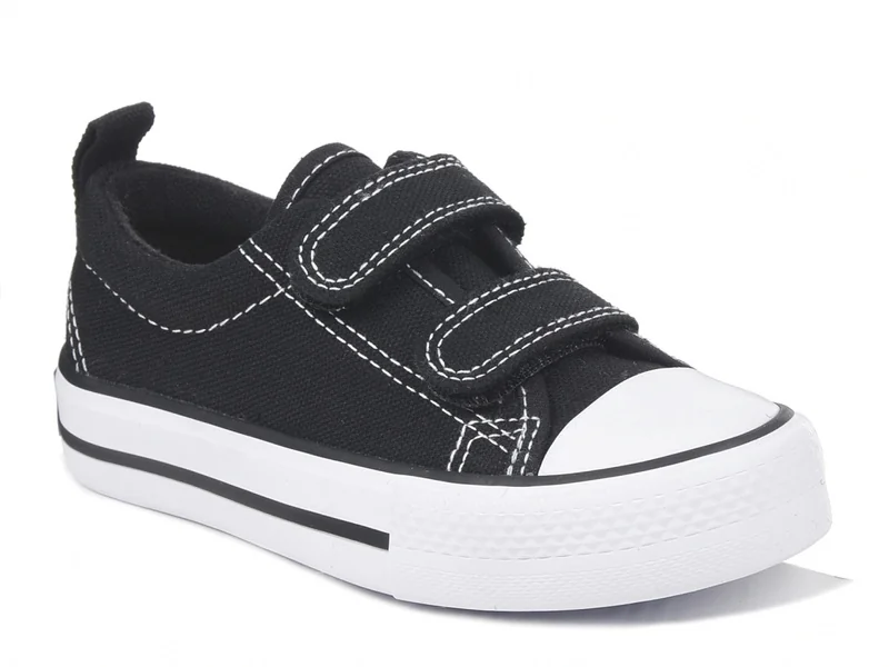 Trampki dziecięce czarne American Club LH 135 buty do szkoły chłopięce30
