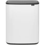 Kosze na śmieci - Brabantia Kosz na śmieci Bo Touch Bin 2 x 30 l biały 221408 - miniaturka - grafika 1