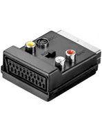 Kable - Adapter Scart do Composite Video i S-Video, IN/OUT, z przejściówką Scart - Połączenie typu Wtyk scart (21-pinowy) - miniaturka - grafika 1