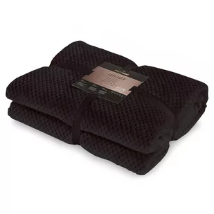 DecoKing DecoKing - Koc Henry - Czarny 170x210 cm - Koce - miniaturka - grafika 1