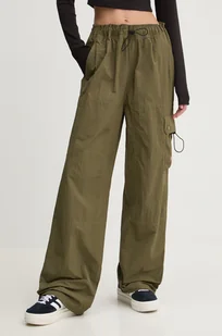 Dickies spodnie dresowe JACKSON kolor zielony gładkie DK0A4YJC - Spodnie damskie - miniaturka - grafika 1