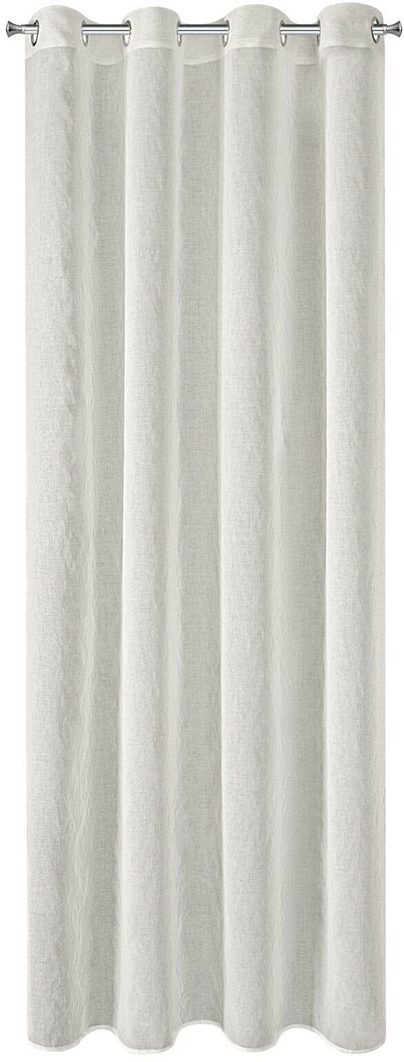 Eurofirany Firana gotowa AUREA 140x250 cm naturalna na przelotkach