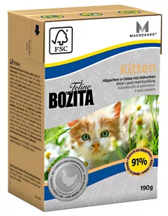 Bozita Feline Kitten 190g - Mokra karma dla kotów - miniaturka - grafika 1